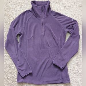 Columbia Purple Half Zip Fleece size Small